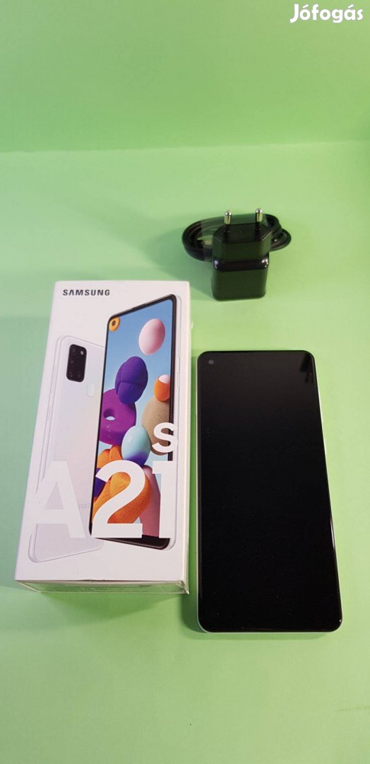 Samsung A21s 32GB Fehér Független Dual simes szép telefon eladó!