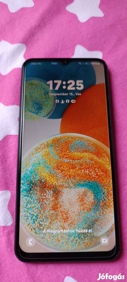 Samsung A23 5G-s Dual-simes Okostelefon Új állapotban,kijelzőn fólia