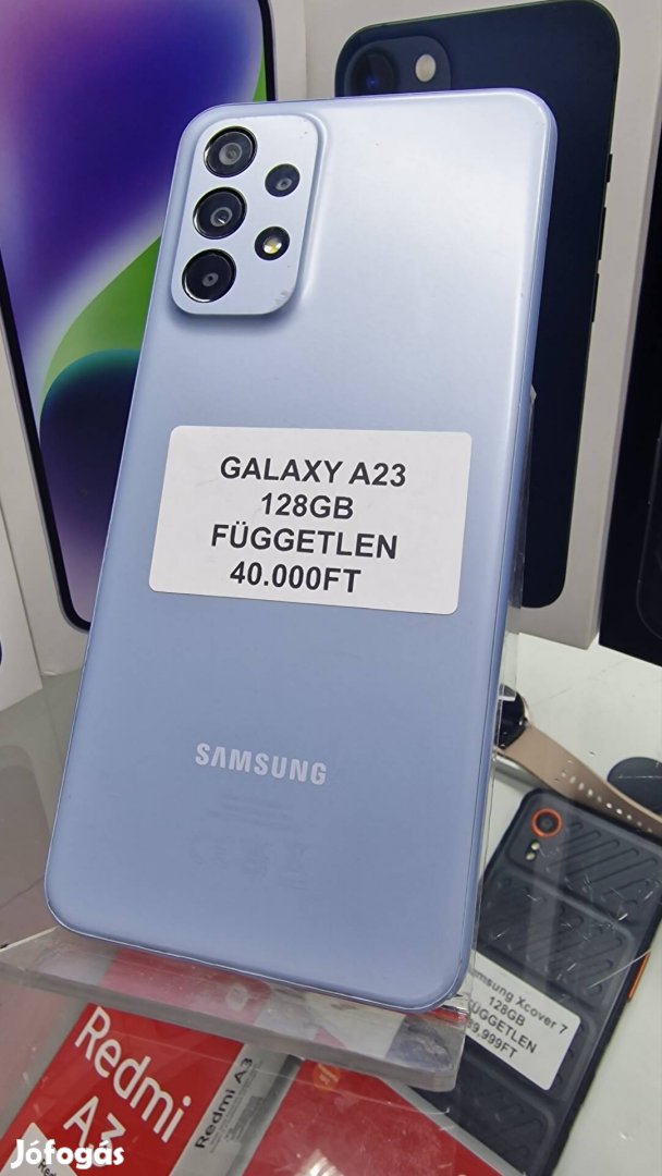 Samsung A23 ,128GB ,Független ,kék ,Akció 