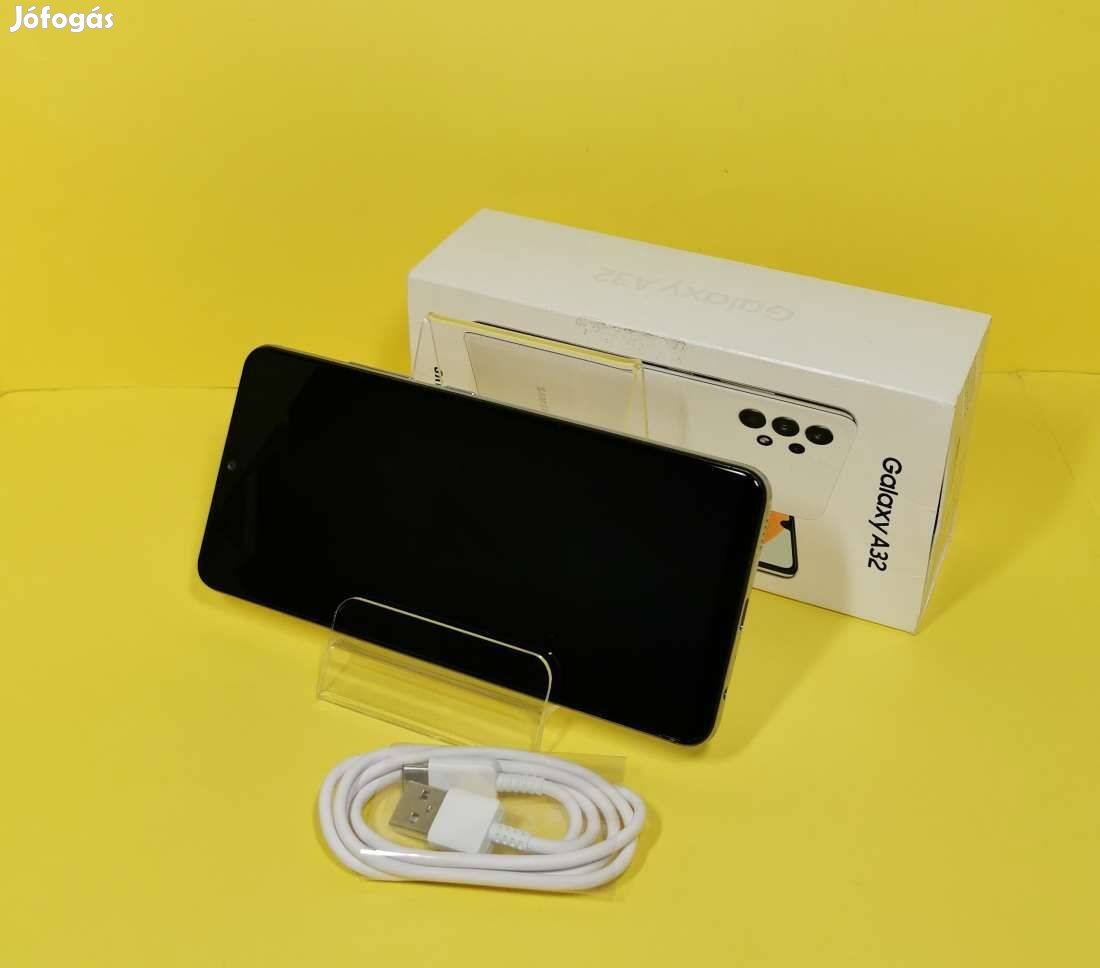 Samsung A32 5G 128GB Fehér Kártyafüggetlen Dual simes szép telefon ela