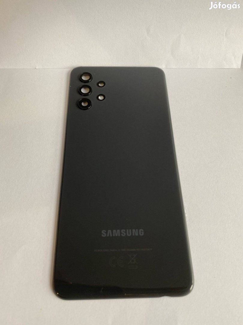 Samsung A32 5G A326 Fekete Akkufedél Gyári