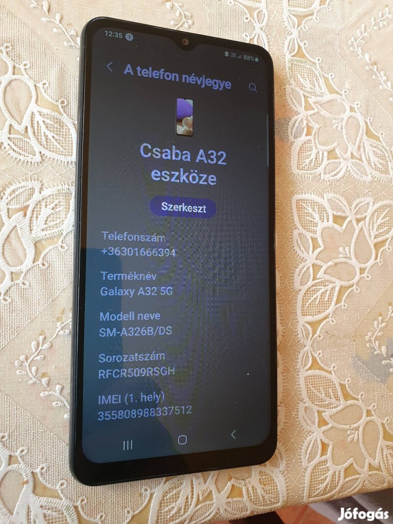 Samsung A32 telefon