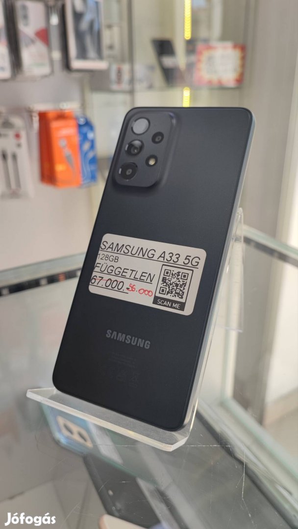 Samsung A33 5G - 128GB Kártyafüggetlen