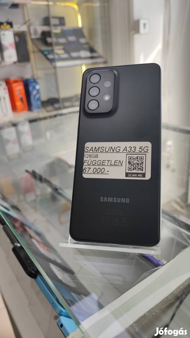 Samsung A33 5G - 128GB Kártyafüggetlen 