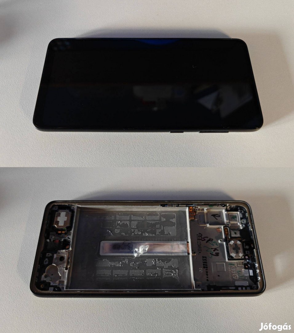 Samsung A33 kijelző (fekete)
