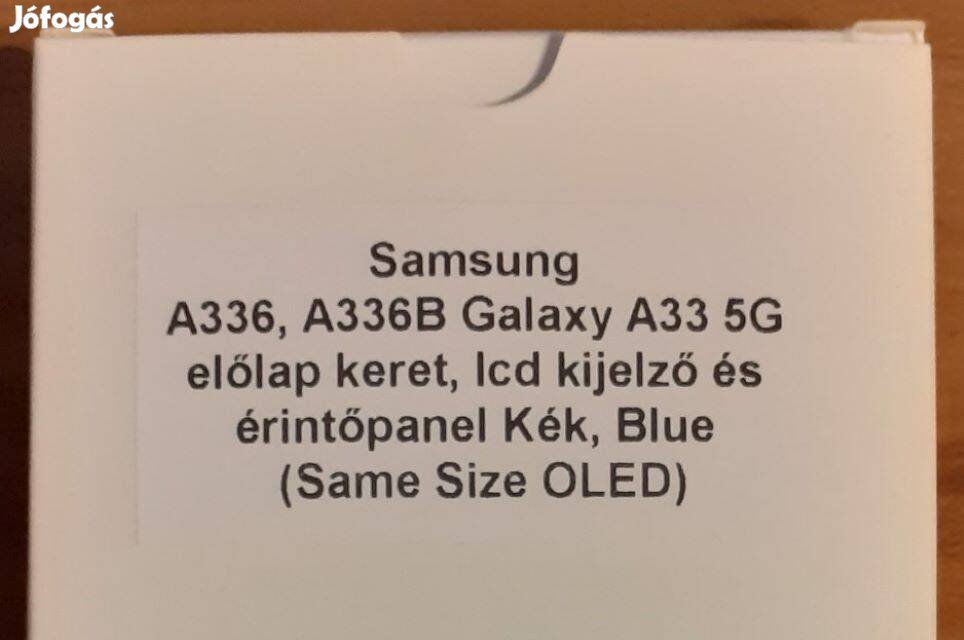 Samsung A33 új OLED kijelző + hátlap + fólia