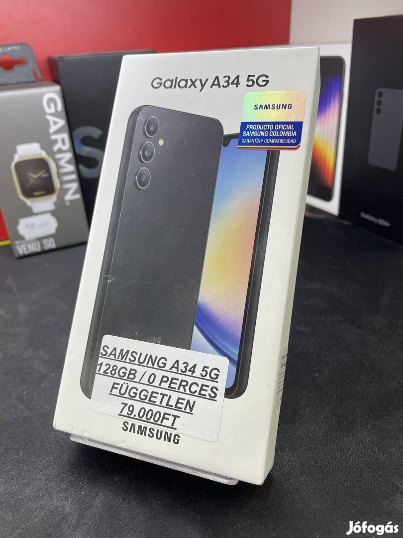 Samsung A34 5G ,128GB, 0perces