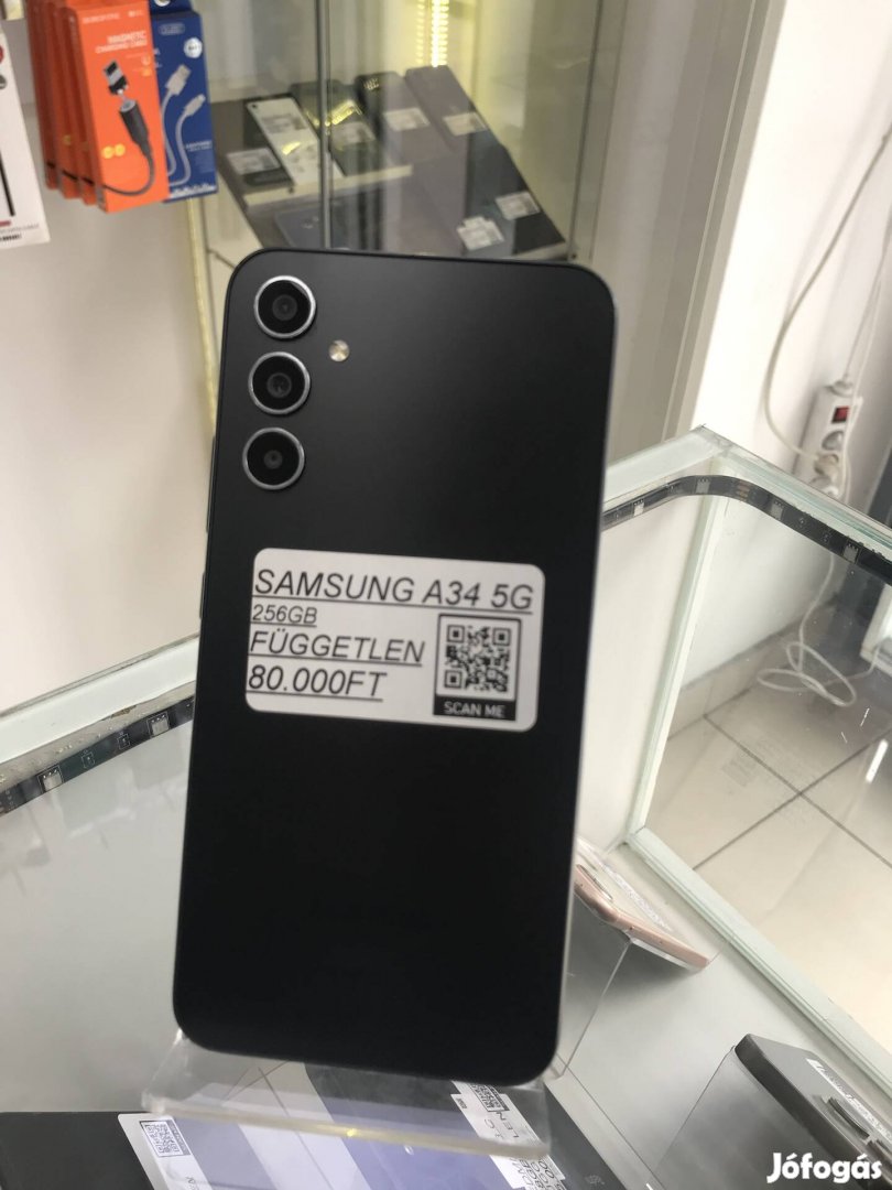 Samsung A34 5G -Független-256Gb