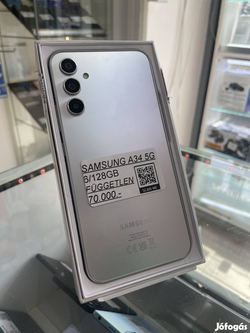 Samsung A34 5G - 8/128GB - Garancia