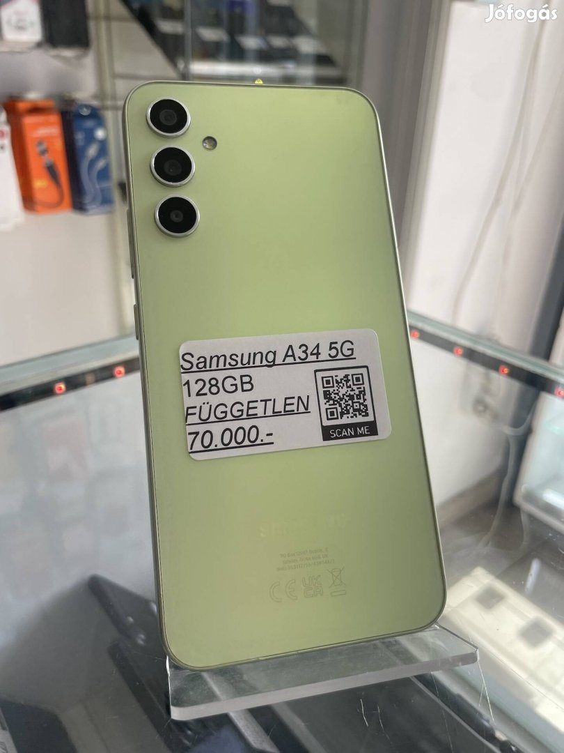 Samsung A34 5G - Akció, Garanciával