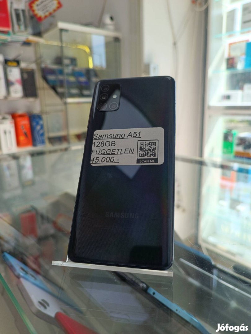 Samsung A51 128GB Kártyafüggetlen + Doboz 