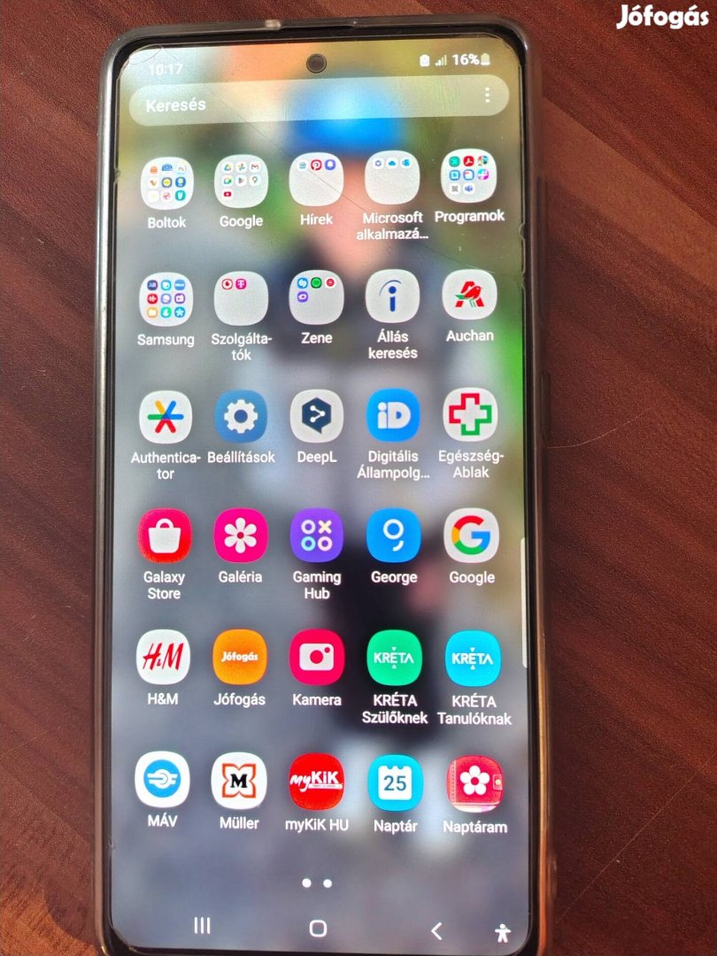 Samsung A51 típusú mobiltelefon eladó 