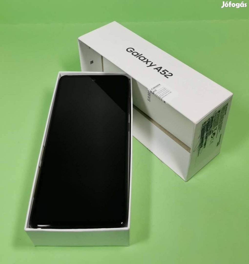 Samsung A52 128GB Fekete független mobiltelefon jó állapotban eladó!
