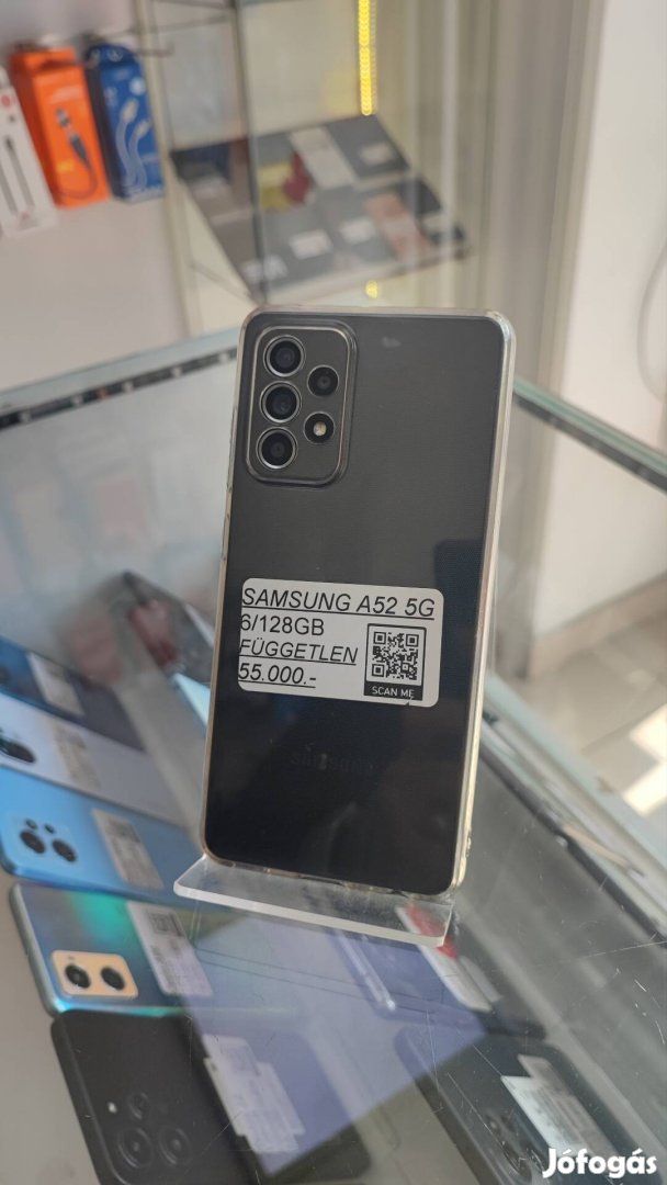 Samsung A52 5G - 128GB Kártyafüggetlen - Ajándék tok