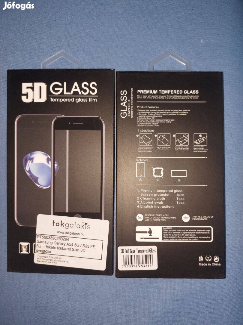 Samsung A54 S23 tempered glass üvegfólia üveg fólia kijelző védő