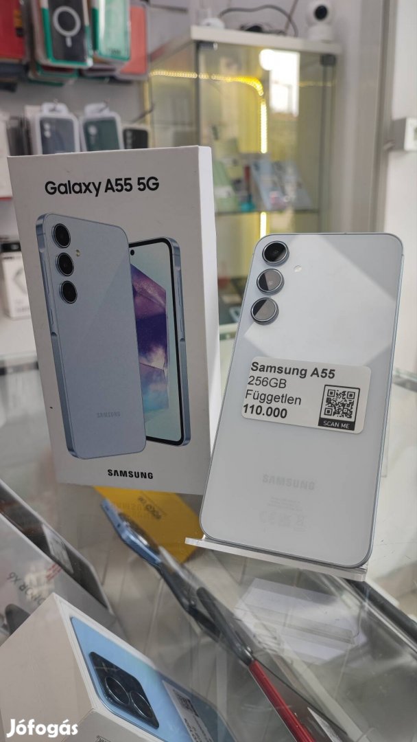 Samsung A55-256GB-Kártyafüggetlen