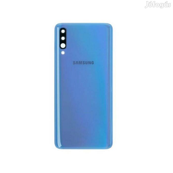 Samsung A705 A70 Akkufedél Hátlap Kék Gyári