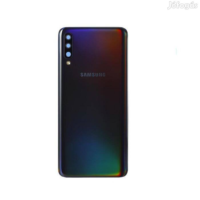 Samsung A705 Galaxy A70 Akkufedél Fekete Gyári