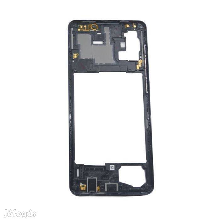 Samsung A715 Galaxy A71 Középkeret Fekete Gyári bontott
