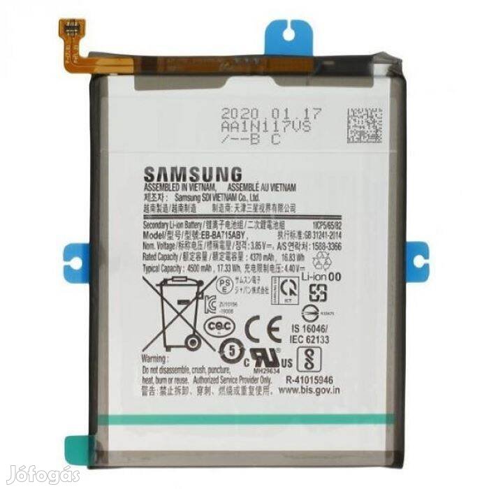 Samsung A71 2019 A715 4500mAh Akkumulátor EB-BA715ABy Gyári