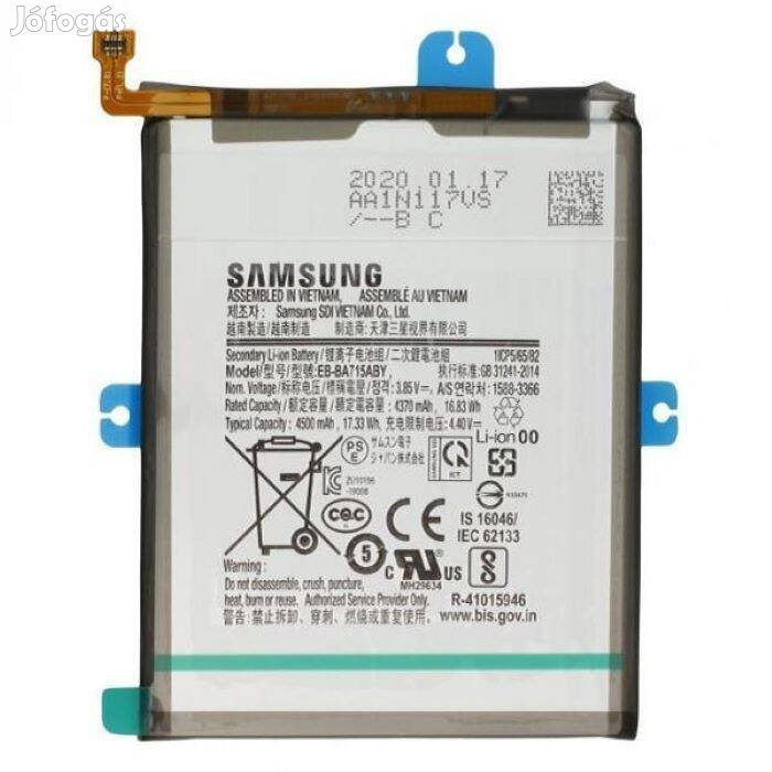 Samsung A71 2019 A715 4500mAh Akkumulátor EB-BA715ABy Gyári