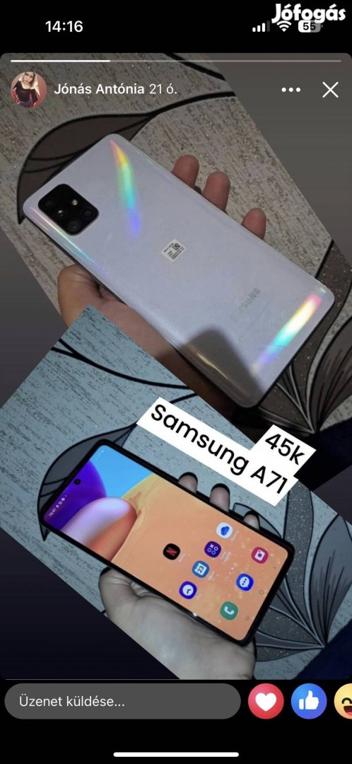 Samsung A71 Hibátlan Dual-Sim