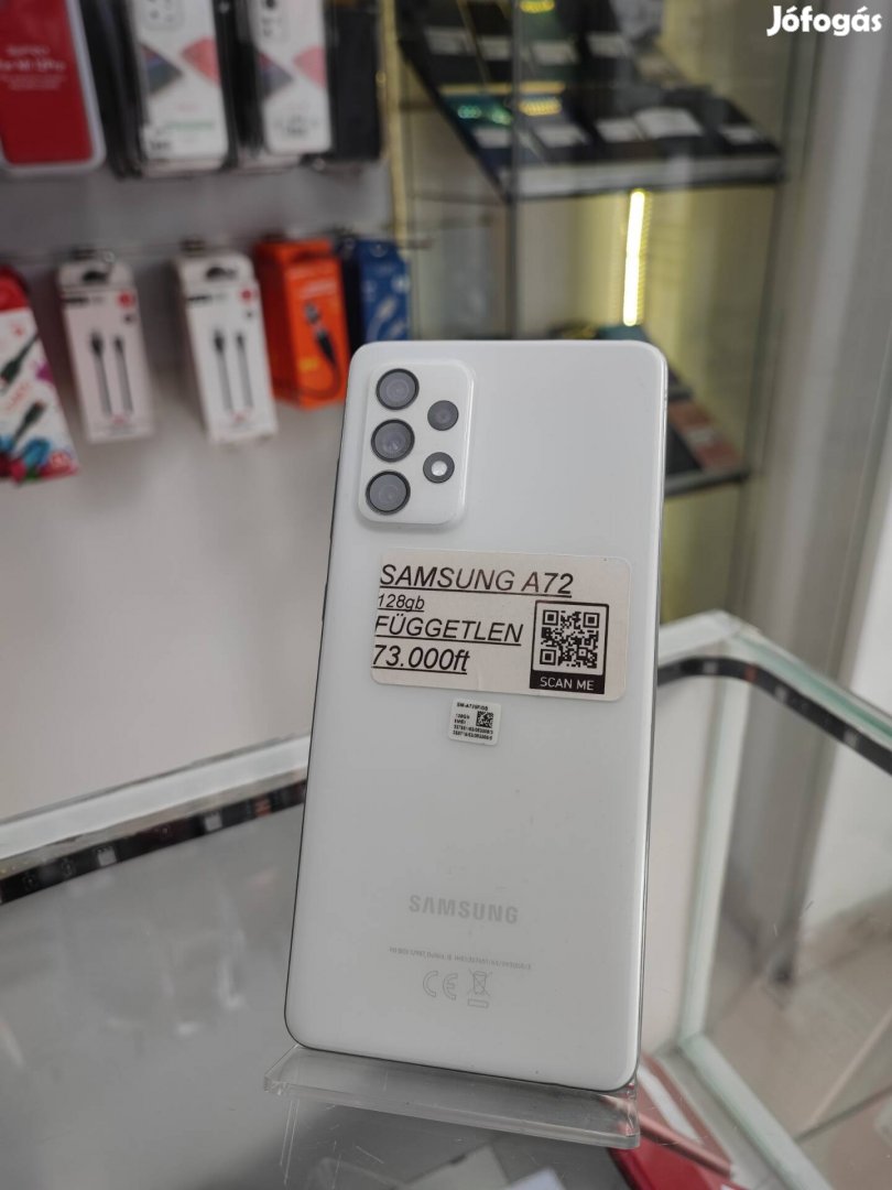 Samsung A72 - 128GB Kártyafüggetlen - Ajándék hydro fólia