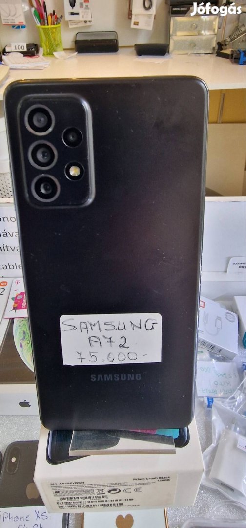 Samsung A72 újszerű, Sió Gsm Siófok Fö Tér 9.