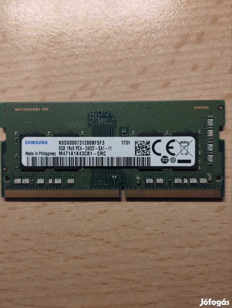 Samsung DDR4 8GB 2400MHz notebook RAM