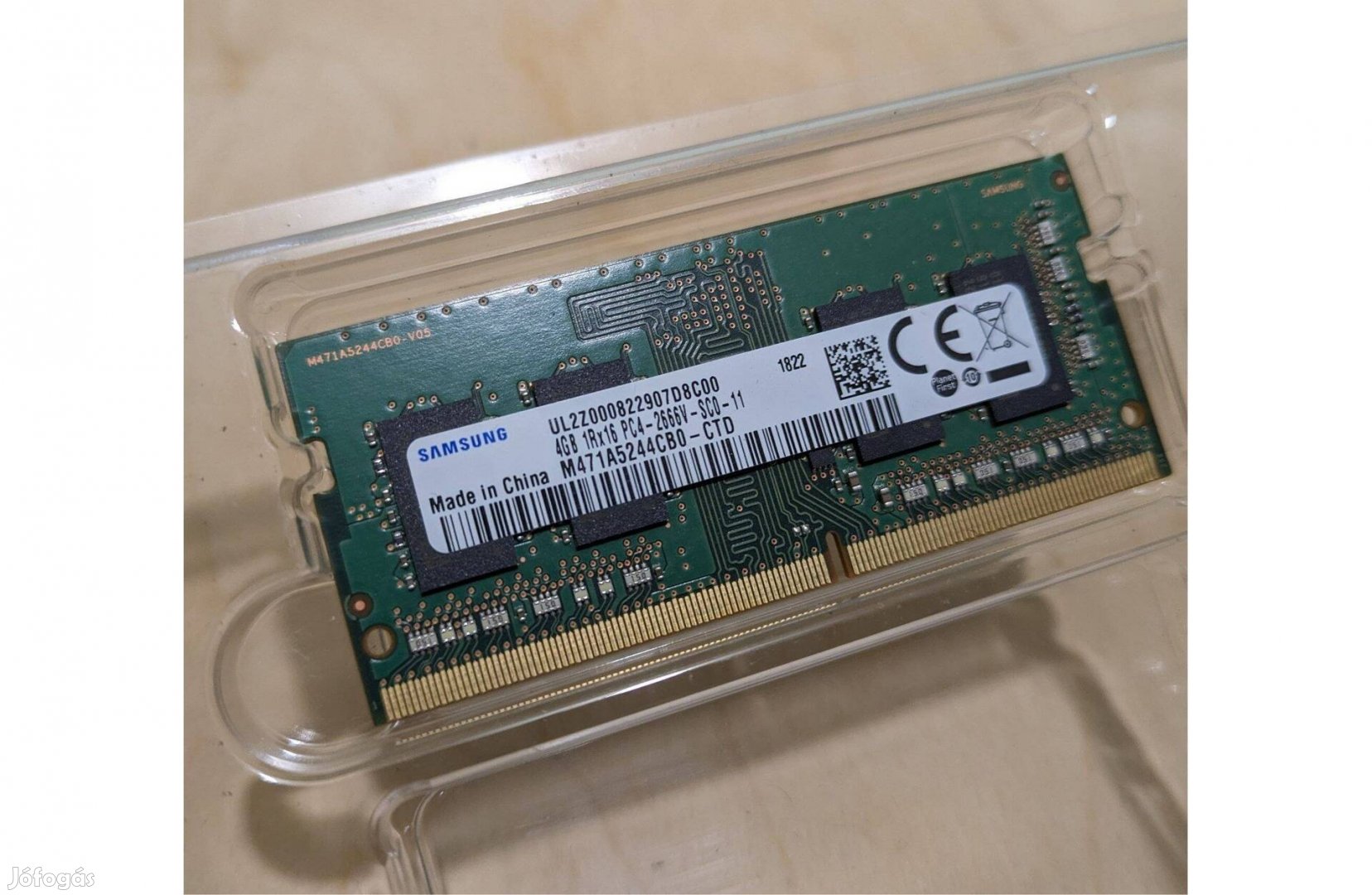 Samsung DDR4 Sodimm 2666Mhz 4Gb Synology NAS-ba is jó!