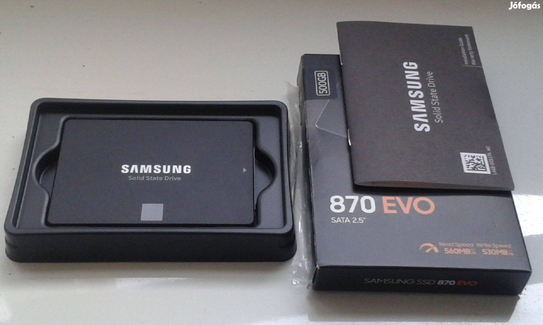 Samsung Evo 870 500GB SSD Új! Csak kipróbálva volt