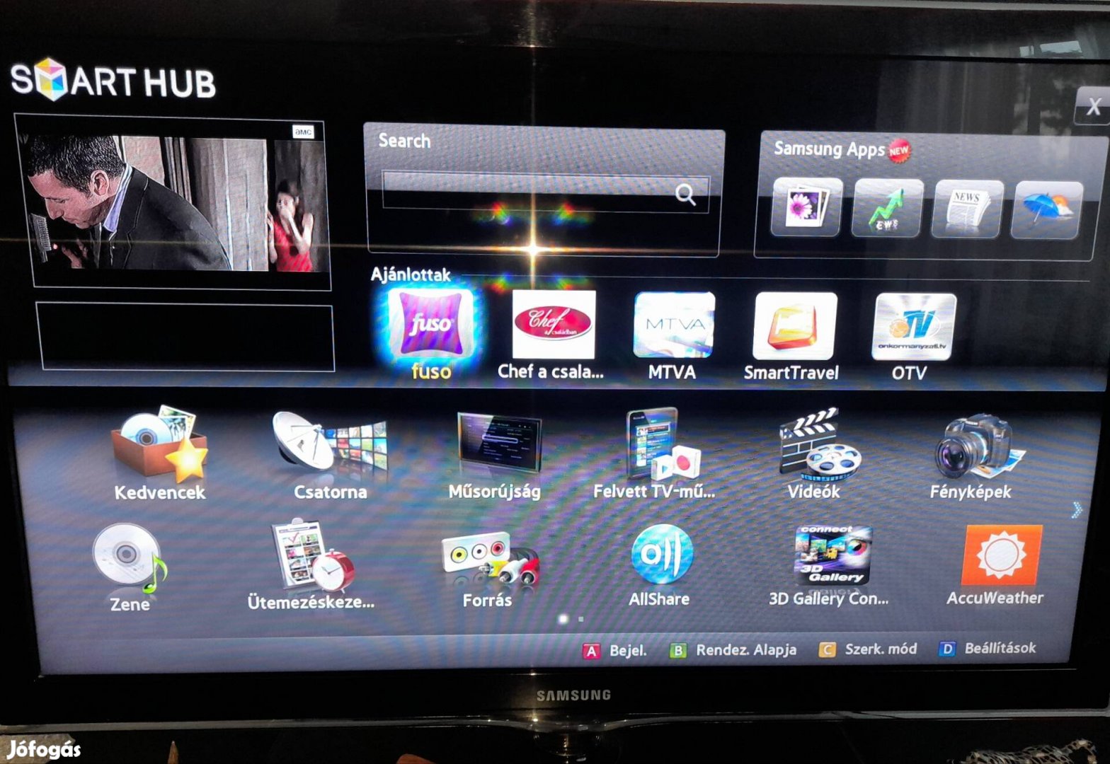 Samsung Full HD LED TV 3D s újszerű állapotban 