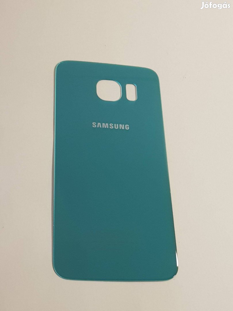 Samsung G920 Galaxy S6 Topáz Kék Akkufedél Hátlap Gyári