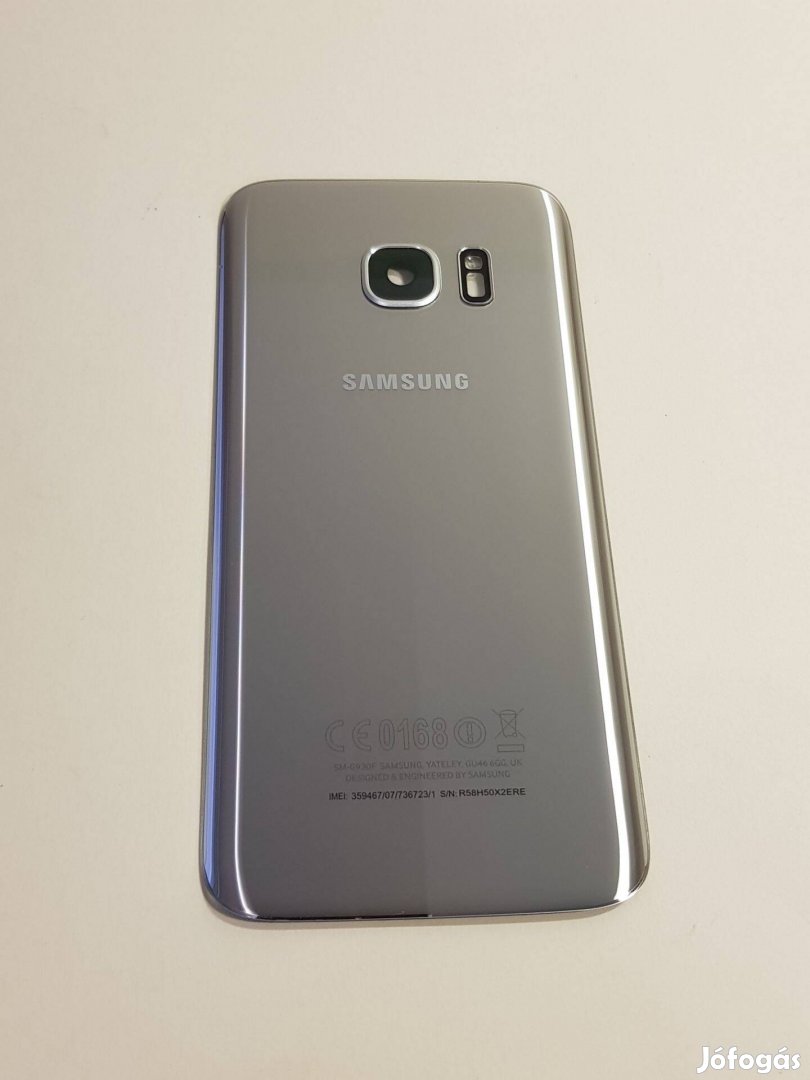 Samsung G930 Galaxy S7 Ezüst Akkufedel Hatlap Gyari