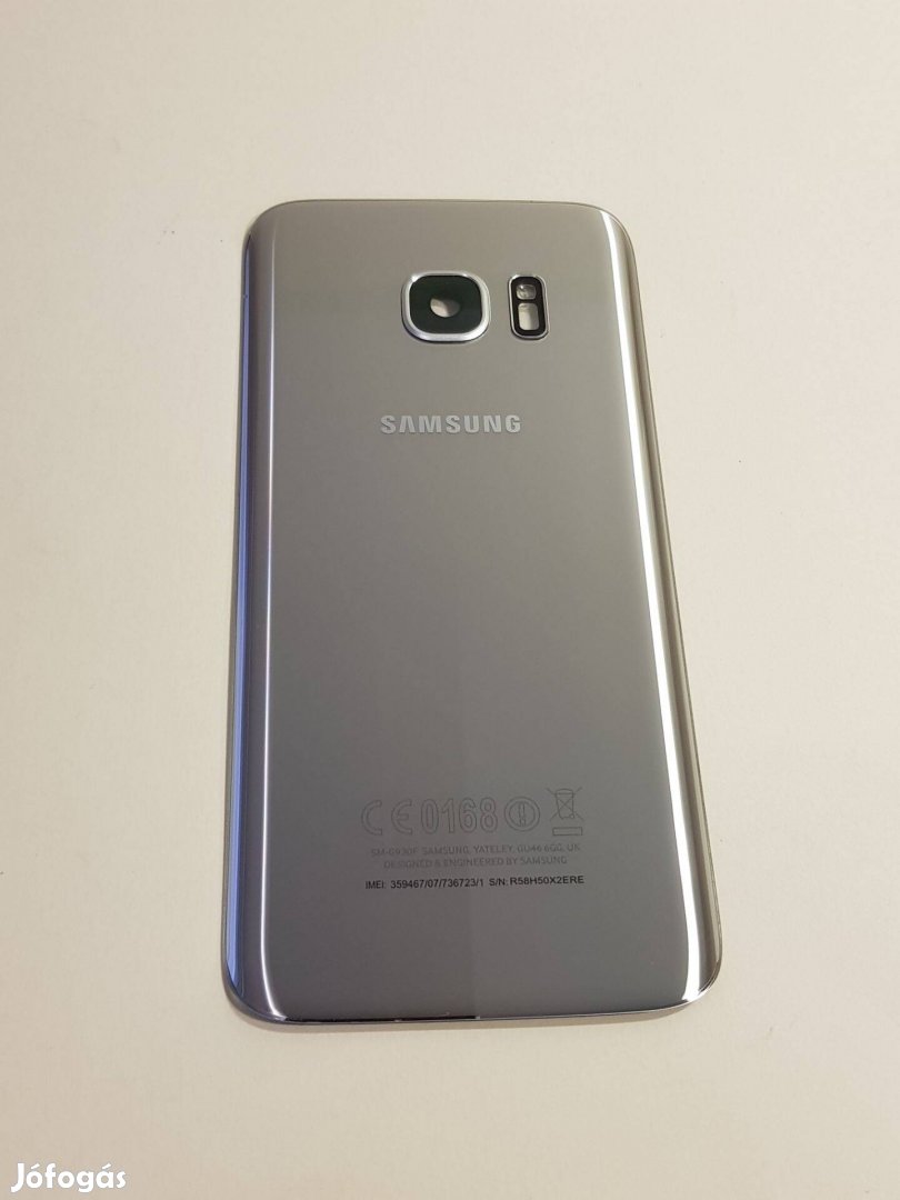 Samsung G930 Galaxy S7 Ezüst Akkufedel Hatlap Gyari