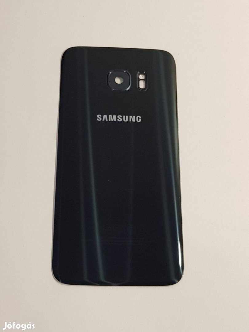 Samsung G935 Galaxy S7 Edge Fekete Akkufedel Hatlap Gyari