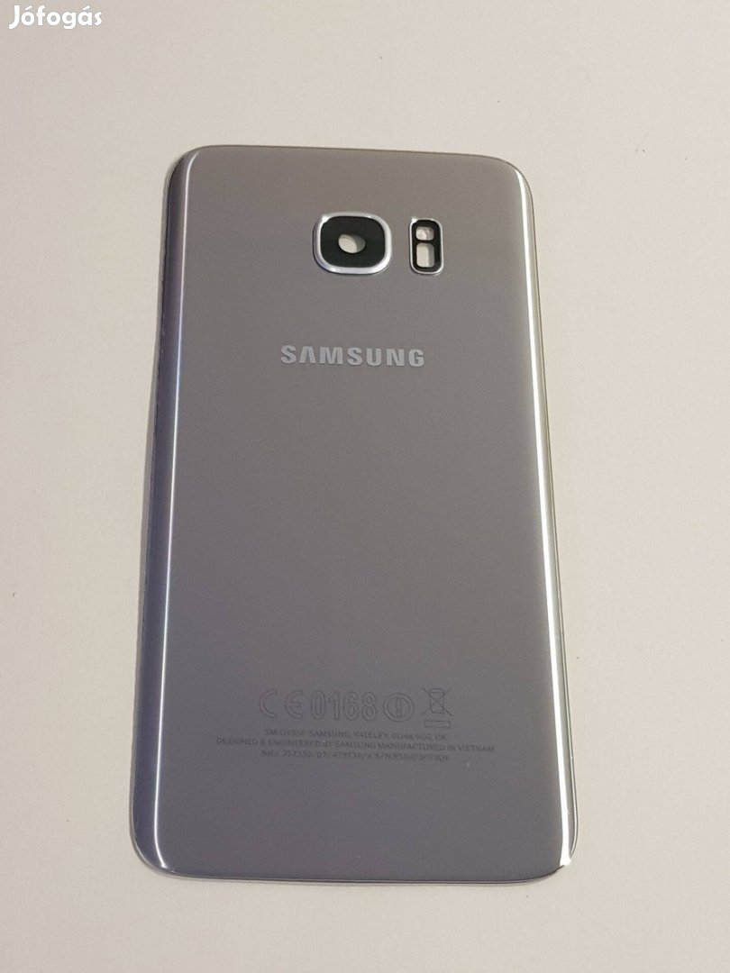 Samsung G935 S7 Edge Ezüst Akkufedel Hatlap Gyari