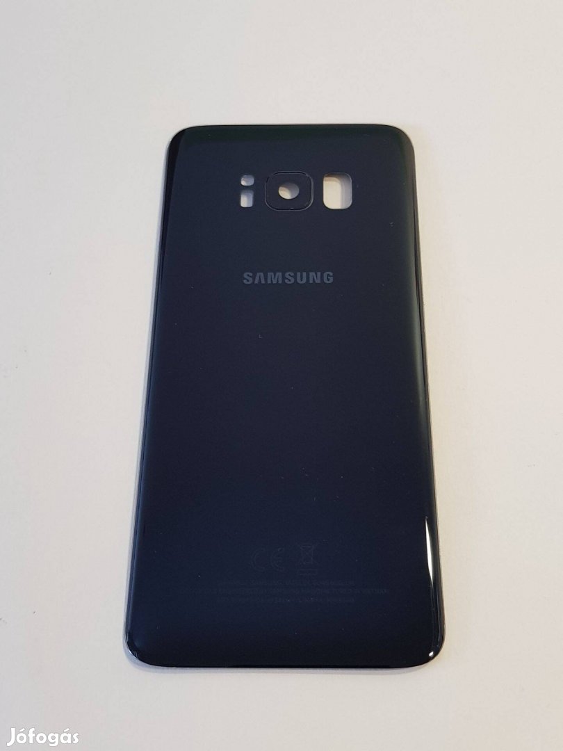 Samsung G950 Galaxy S8 Fekete Akkufedel Hatlap Gyari