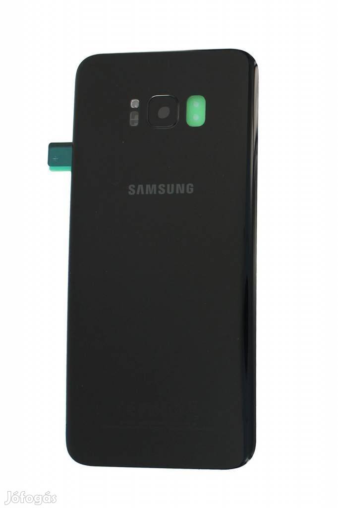Samsung G955 Galaxy S8 Plus Fekete Akkufedel Hatlap Gyari