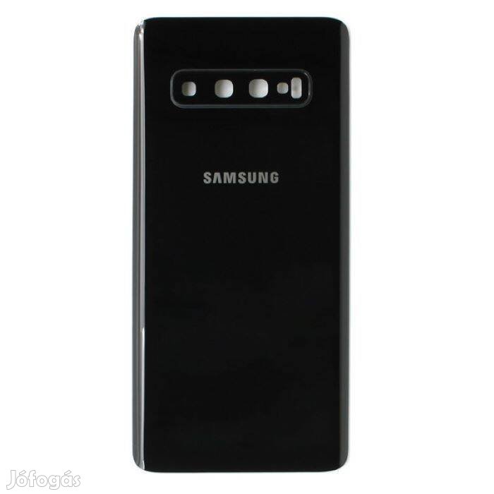 Samsung G973 Galaxy S10 Akkufedél Fekete Gyári