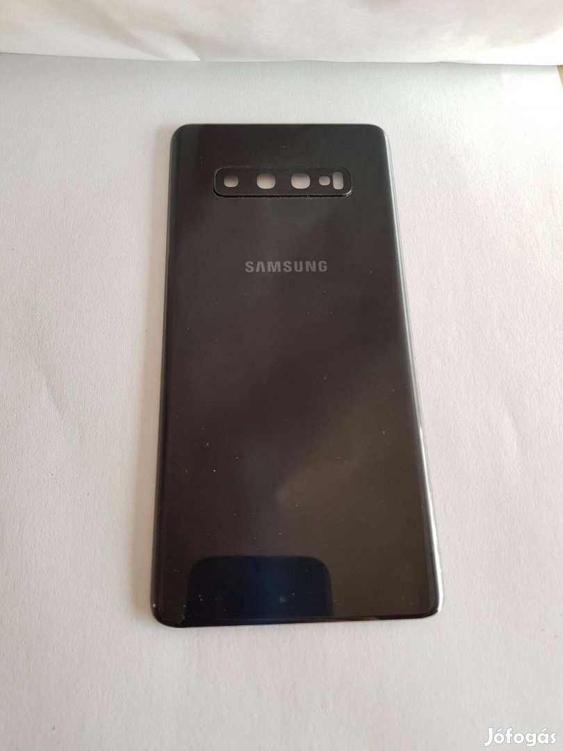 Samsung G975 Galaxy S10 Plus Akkufedél Fekete Gyári