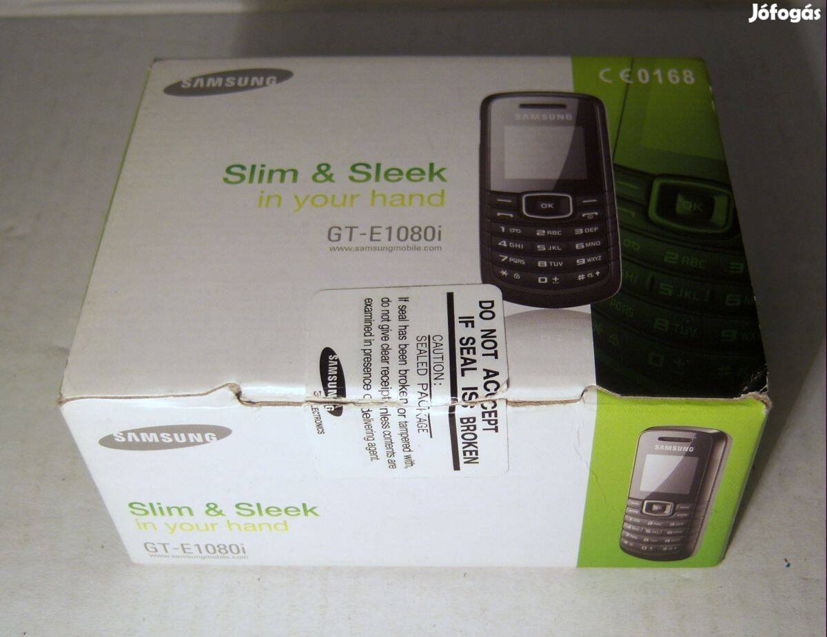 Samsung GT-E1080i (2009) Üres Doboz
