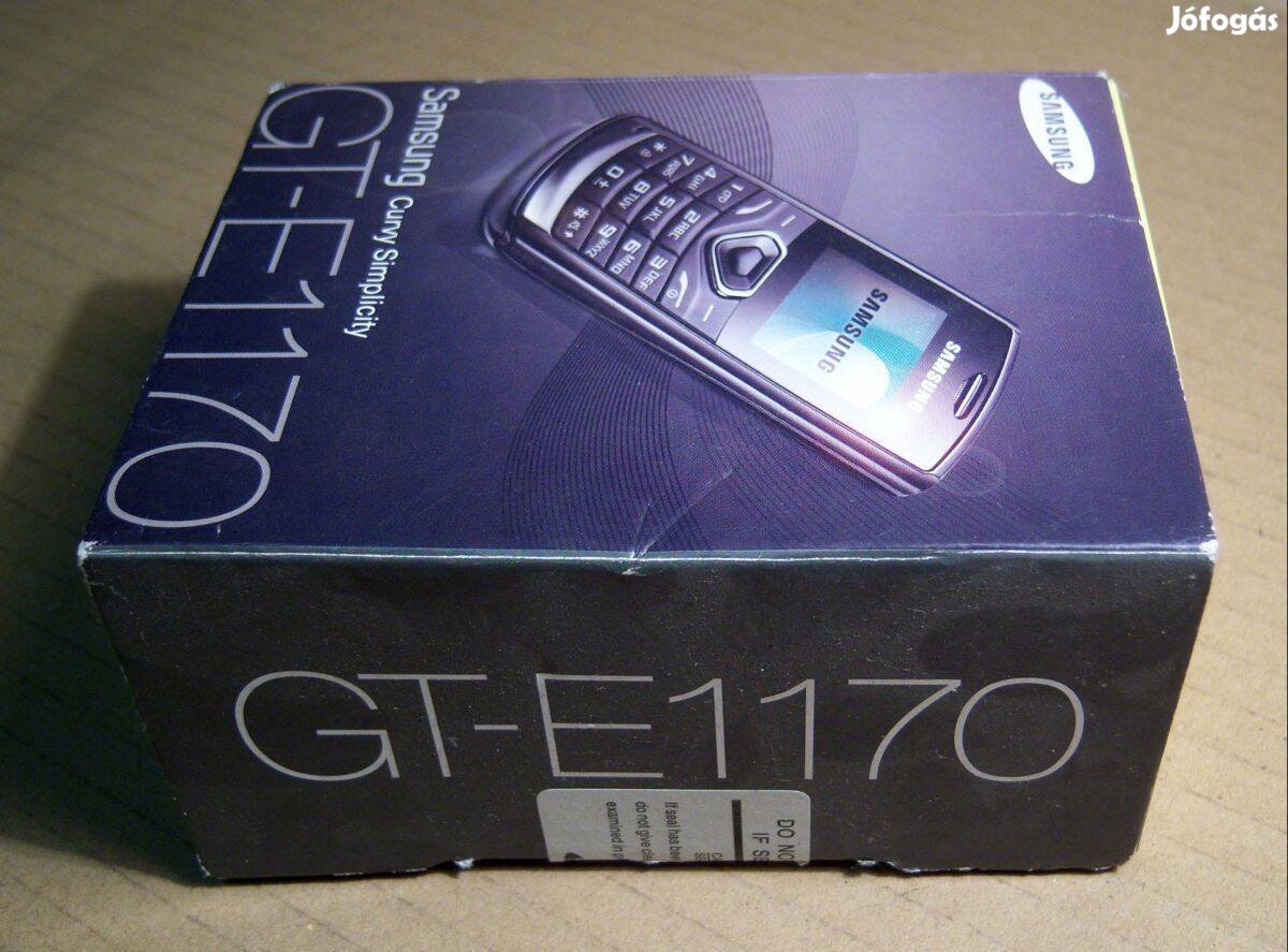 Samsung GT-E1170 (2010) Üres Doboz (Ver.2)