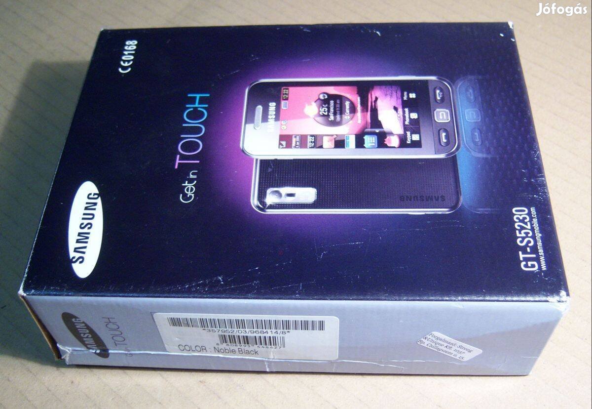 Samsung GT-S5230 (2009) Üres Doboz (Ver.3) Noble Black