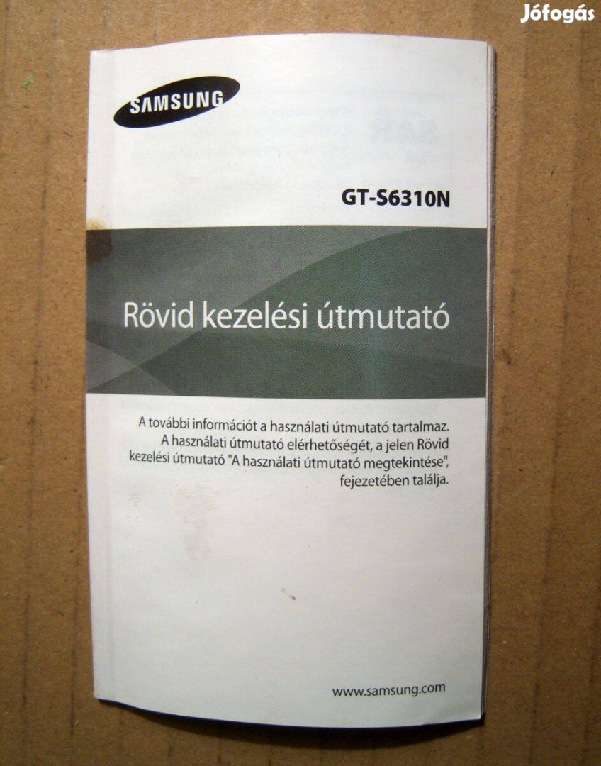 Samsung GT-S6310N Rövid Kezelési Útmutató (2013)