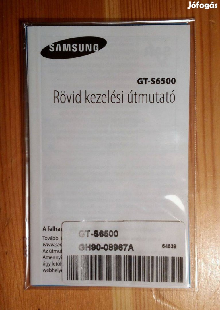 Samsung GT-S6500 (2012) Rövid Kezelési Útmutató