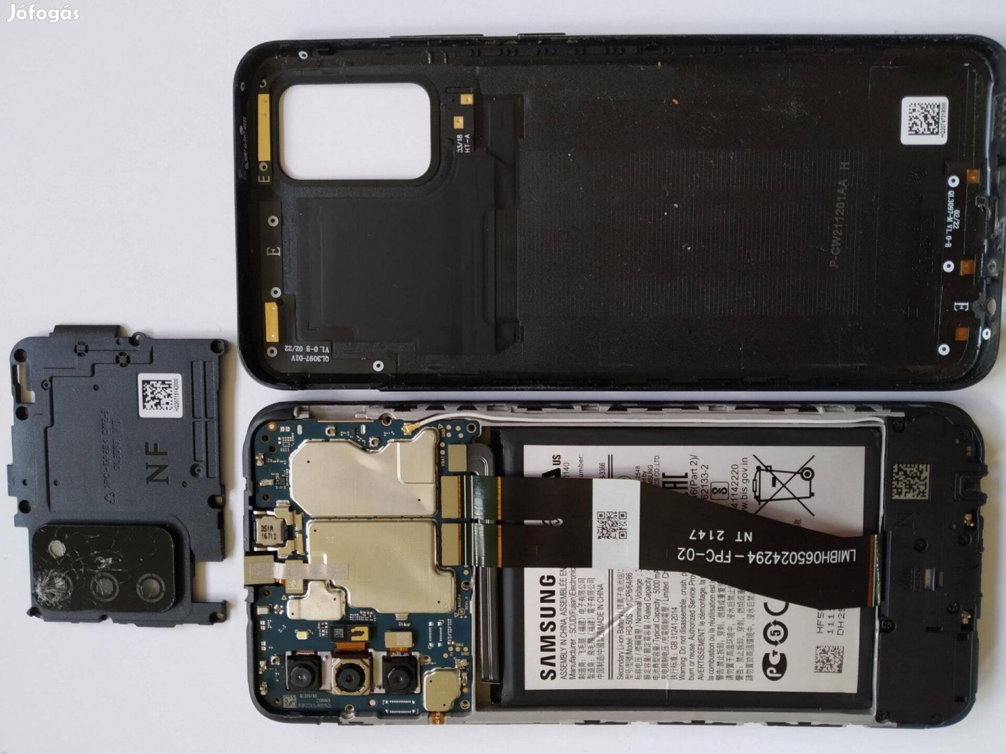 Samsung Galaxy A02s HQ-50S Akkumulátor Alkatrészek hangszóró stb