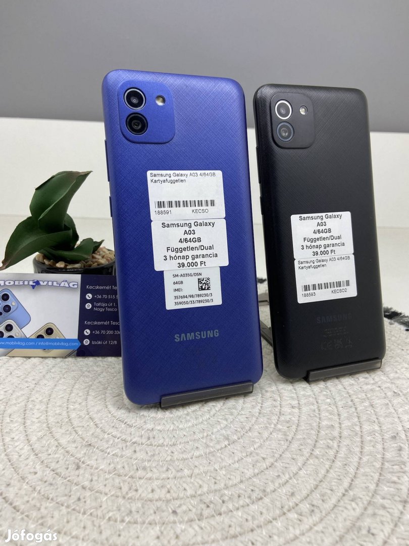 Samsung Galaxy A03 - 4/64GB