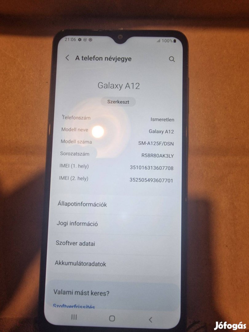 Samsung Galaxy A03 ujszerű állapotban eladó!