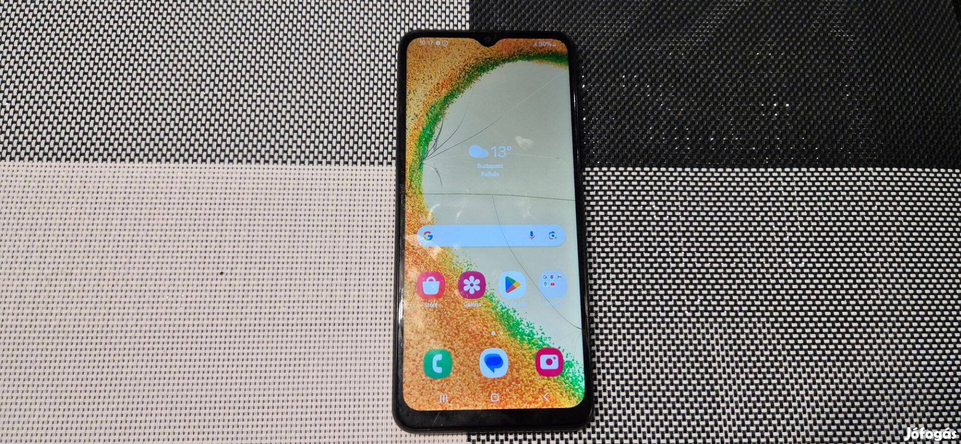 Samsung Galaxy A04s Dual Független Fekete Garis !